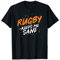 Rugby Keeps Me Sane Rugger Zitat Fan T-Shirt