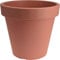 Spetebo XXS Kunststoff Pflanzkübel klein - 20 cm/Terracotta - Blumenkübel rund für Außen und Innen - Garten Pflanztopf Blumentopf Pflanzgefäß Übertopf