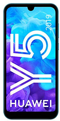 Huawei, Y5 2019, Smartphone Débloqué, 4G, (5,71 Pouces, 16Go, Double Nano SIM + MicroSD, Android 9.0) Sapphire Blue [Version Française] (Reconditionné)