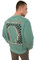 TRENDYOL Herren Trendyol Herren Oversize Fahrradkragen Langarm-druck Casual Sweatshirt, Mint, XS