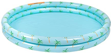 Swim Essentials Piscine Gonflable - Piscine Bébé & Enfant - Palmiers Bleus - Ø 100 cm