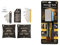 MusicNomad 6 Piece Guitar Setup Gauge Tool Set Plus 24 pg Instructional Booklet and Storage Case & The Nomad Slim