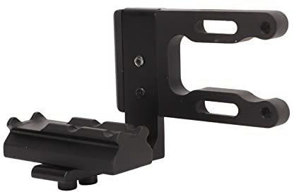 Aatraay Einstellbare Bogenschießen-Laser-Visierhalterung Aluminiumlegierung Bogenschießen-Visier-Zielfernrohrhalterung Composite-Bogen-Rückwärtsbogen