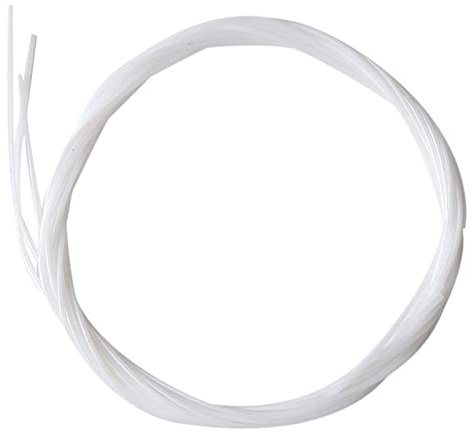 JPSDOWS Corde per Ukulele Soprano - 4 Pezzi/Set avvolgicavo per Ukulele - Accessorio di Ricambio per Corde in Nylon Bianco per Ukelele da 21/23/26 Pollici