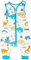 FLYISH DIRECT Gigoteuse ete, Gigoteuse a Pied, Gigoteuse tog 0,5 100% Coton, Turbulette ete, Gigoteuse sans Manches, Gigoteuses avec Jambes, Gigoteuse été 18-36 Mois, Dinosaurs
