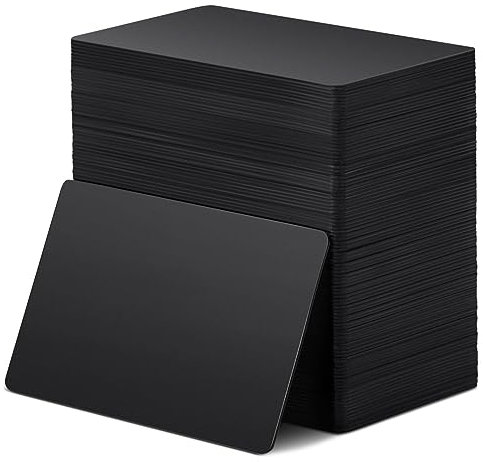 Xuhal 100 Stück NFC Blanko-PVC-Karten Chip 868 Byte Speicher Farbkarten Digital Programmierbare NFC Visitenkarten Digitale Chipkarten, kompatibel mit NFC-fähigen Smartphones Geräten