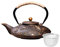 Tetera de hierro fundido de 800 ml,Tetera de hierro fundido con filtro de acero inoxidable, Tetera japonesa, con mango antiquemaduras,Tetera de hierro fundido de estilo japonés para el hogar y la