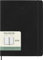 Moleskine Weekly Planner, WochenPlaner mit Platz für Notizen für 12 Monate 2025, Weicher Einband und Elastischer Verschluss, Farbe Schwarz, Extra Großes Format 19x25 cm