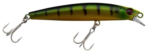 Illex Wobbler Battle Minnow 80SP Green Perch - Kunstköder - Suspending Jerkbait-Minnow - 1 Stück