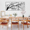 Gran rama de metal de decoración de la pared,Árbol de metal de pared de arte de 3 piezas Set,Árbol de pared de arte de decoración para el hogar, jardín, sala de estar decoraciones (53.1inx23.6in)