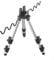 Fishing Rod Holder, Retractable Fishing Rods Tripod Stand Rest Adjustable With Hook, Suitable For Telescopic Fishing Rods And Hand-held Rods(A Silver)