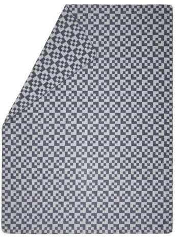 David Fussenegger Kuscheldecke Geflecht 150x200cm Flauschige Sofadecke aus Recycling-Baumwolle nachhaltig produziert ÖkoTex100 GRS Made in Austria Farbe Grau