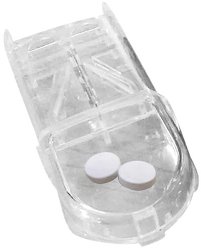 Dispensador Múltiple De Pastillas - Dispensador De Medicamentos | Cortador De Pastillas De Plásti | Cortador De Pastillas | Divisor De Pastillas Pequeñas | Cortadores De Pastillas Para Tableta