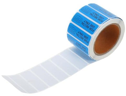 Baluue 500pcs Waterproof Rectal Stickers 0.5x1.5 Inch Roll, Removable Prank Stickers for Adults, Novelty Labels for Fun Use and Office Humor