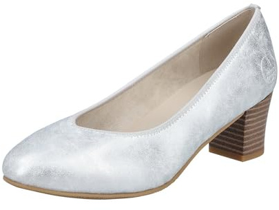 Rieker Damen Pumps mit runder Zehenform und Blockabsatz 44650