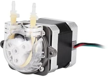 24-V-Mini-Schlauchpumpe mit Schrittmotor for Flüssigkeiten, 0–70 ml/min, BPT-Schlauch for die Chemie- und Sprühindustrie(24v P40smdbpt1)