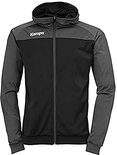 Kempa Herren Prime Multi Jacke, schwarz/Anthra, S
