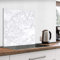 murando Glass Splashback for Kitchen Backsplash Cooker Protector Tempered Glass Decorative Wall Art Panel Heat Resistant Graphic 60x60 cm / 24x24 Marble Stone look f-B-0307-aq-a
