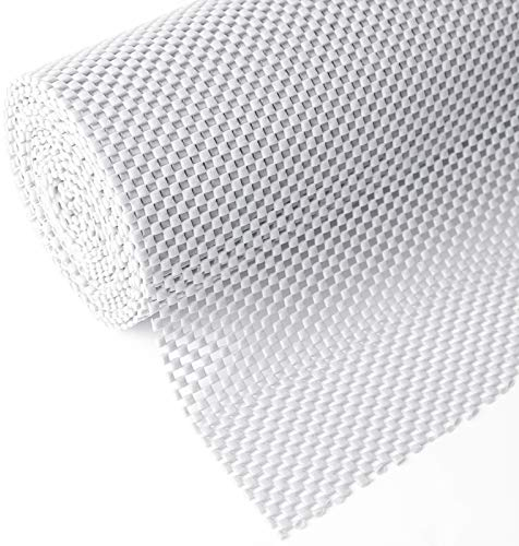 Revêtement d'étagère et de tiroir, non adhésif, antidérapant et durable, taille complète, 45 cm x 6 m pour tiroirs, étagères, armoires, rangement, cuisine, bureaux, ustensiles de cuisine, vaisselle,