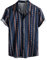VATPAVE Mens Floral Hawaiian Shirts Short Sleeve Button Down Beach Shirts 3X-Large Navy