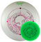 eurodisc 175g Nightglow Organic Ultimate Frisbee Disc Moon Mond nachleuchtend phosphoreszierend leuchtet im Dunkeln (VIOLETT)