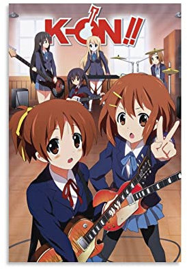 nuochen K-On! Japanisches Anime-Poster, Filmposter, Poster für Zimmer, ästhetisch, 5, Heimdekoration, Poster, Wandkunst, hängendes Bild, Druck, dekoratives Gemälde, Poster, 30 x 45 cm