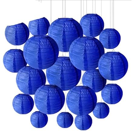 30 Stück hängende chinesische Papierlaterne DIY Ball Lampion Hochzeit Geburtstagsfeier Dekorationen faltbare handgefertigte Laterne Chinoise-HGA006384-M,Polen