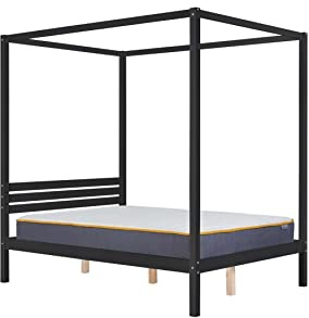 Birlea Mercia Four Poster Double Bed Black