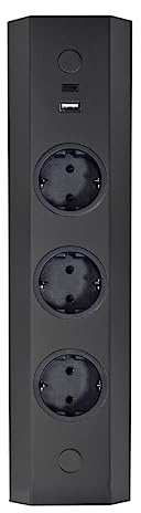 ST 3081/320 USB A+C schwarz