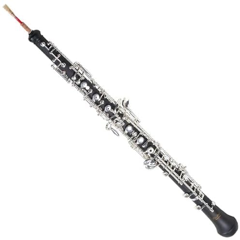 Oboe (halbautomatisches System) Ebonit, versilberte Mechanik, mit Tasche & Rohr