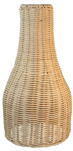 lampenschirm hängelampe1PJPY rattan Lampenschirm boho Korb-Lampenschirm
