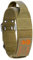 OneTigris 5cm Breites Hundehalsband mit Griff und Patch für Große Hunde Braun XL