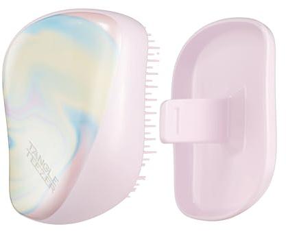 Tangle Teezer Compact Styler Detangler Haarbürste – Für Nasses & Trockenes Haar – Entwirrungsbürste für Alle Haartypen – Perfekte Bürste für Reisen mit Schutzhülle – Eiscreme-Wirbel