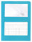 Cartelline Portadocumenti con Finestra - Sintex Monocolore Azzurro raccoglitore documenti per ufficio, Formato A4, Colore Azzurro, Confezione 50 pezzi, Carta 120gr, Chiuse su due lati