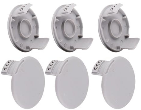 TopHomer 6Pcs Trimmer Spool Caps, Replacement Spool Cover Caps, Compatible with Ryobi One+ AC14RL3A and Ryobi AC14HCA One+ Cordless Trimmer