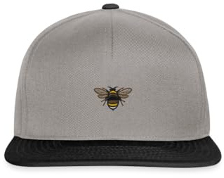 Spreadshirt Stickmotiv Hummel Lustiges Tier Design Snapback Cap