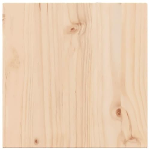 vidaXL Piano Tavolo 40x40x1,7 cm Quadrato in Legno Massello di Pino