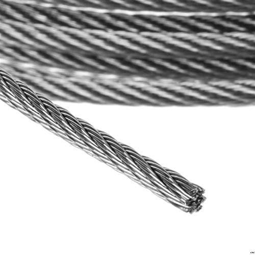 Charnière , 10 m fils en acier inoxydable for cordes, câbles marins Kits Garde-corps, Corde de fil Avion et image Kits de suspension for Garde-corps, décoration, bricolage Balustrade, matériel marine
