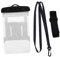 Housoutil 3St Armbinde Handy-Schlüsselband Tauchen Handyhülle Telefon Lanyard Smartphone Handytasche Rudern handyhulle Handyhülle unter Wasser MP3-Schutzhülle wasserdichtes PVC-Material Weiß