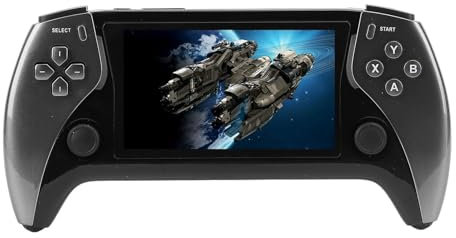 Console de Jeux Vidéo Rétro Portable avec écran IPS de 4,3 Pouces, Prend en Charge 11 émulateurs, Deux Haut-parleurs Stéréo, Lecteur MP3 MP4, Réveil, Navigation D'images (Grey)