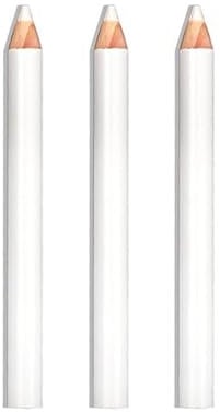 3 Pieces French White Nail Pencil for Whitening & Art - Manicure Pen for DIY Dot Line Pattern Nail Art Supplies