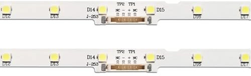 RCBCPLGLNK Bande LED 28 Pouces Compatible for Samsung TV 43 UE43NU7100U AOT_43_NU7100F_2X28_3030C BN44-00947A UE43NU7120U Bande Lumineuse pour téléviseur