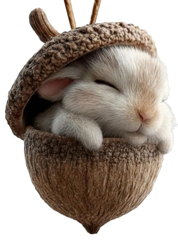 Weihnachtsschmuck Anhänger 3D Tier, Weihnachtsanhänger Harz Tierische Kiefernzapfen, Christbaumschmuck, Weihnachtliche Deko, Baumschmuck Klein