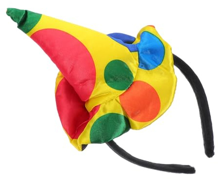 HAMPPLIES 2 Stück Clown-Hut Haar-Reifen Lustiger Cosplay Kopfschmuck Als Haardekor Für Karneval Festival Und Kostümparty Leicht Zu Tragen Für Erwachsene