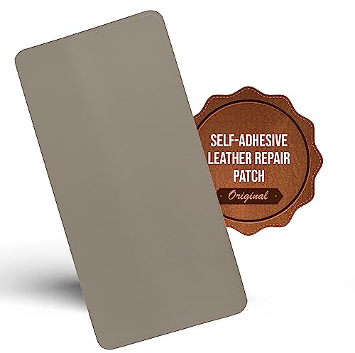MastaPlasta Selbstklebende Premium Leder Reparatur Patch - Beige Leder - 20cm x 10cm. Sofortige Polsterung Qualität Patch für Sofas, Autositze, Jacken, DIY