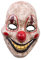 Carnival Toys 783 Maschera Clown Horror con Mandibola Mobile, Beige, Taglia Unica
