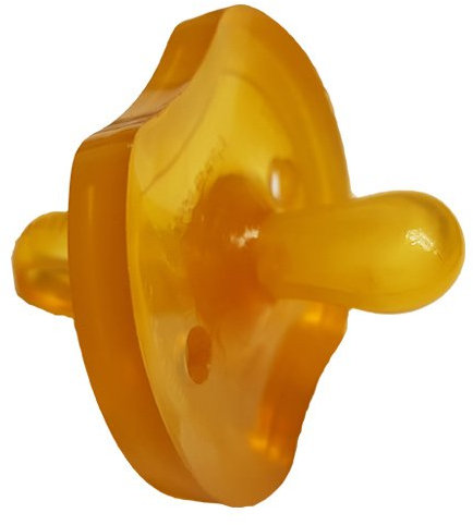 Schnuller Sauger aus Naturkauschuk, Größe S von 0 - 6 Monate, Tropfenform
