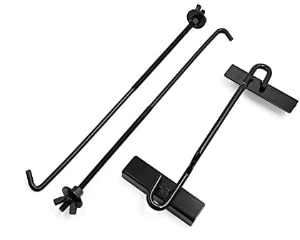 Sourcingmap Car Black Adjustable Battery Hold Down Bolts Clamp Bracket Holder