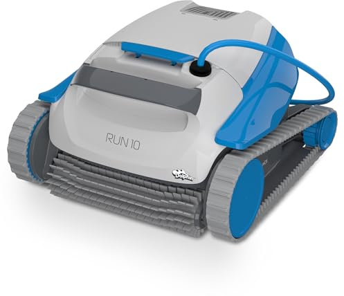 Dolphin Run 10 Robot per la Pulizia Automatica della Piscina - Solo Fondo, Piscine interrate Fino a 8m