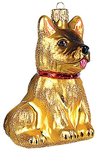 Impuls Christbaumschmuck Figuren Hunde Hund Schäferhund 7.5cm